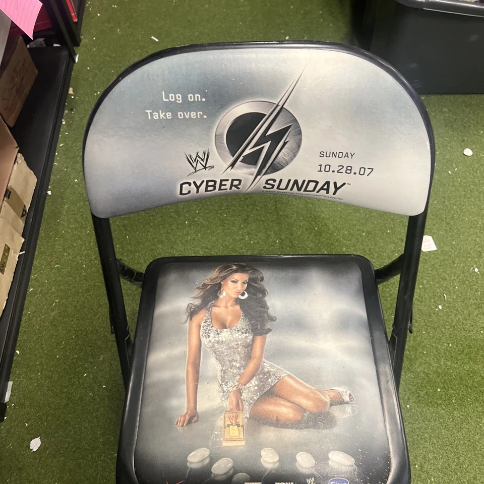 Silla Candice Michelle WWE Playboy Cyber Sunday PPV DIFÍCIL DE ENCONTRAR Foto 4 de 4