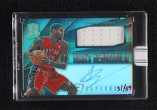 2015-16 Panini Replay 31/59 Amir Johnson #13SPMM-18 Buyback Auto 4g8