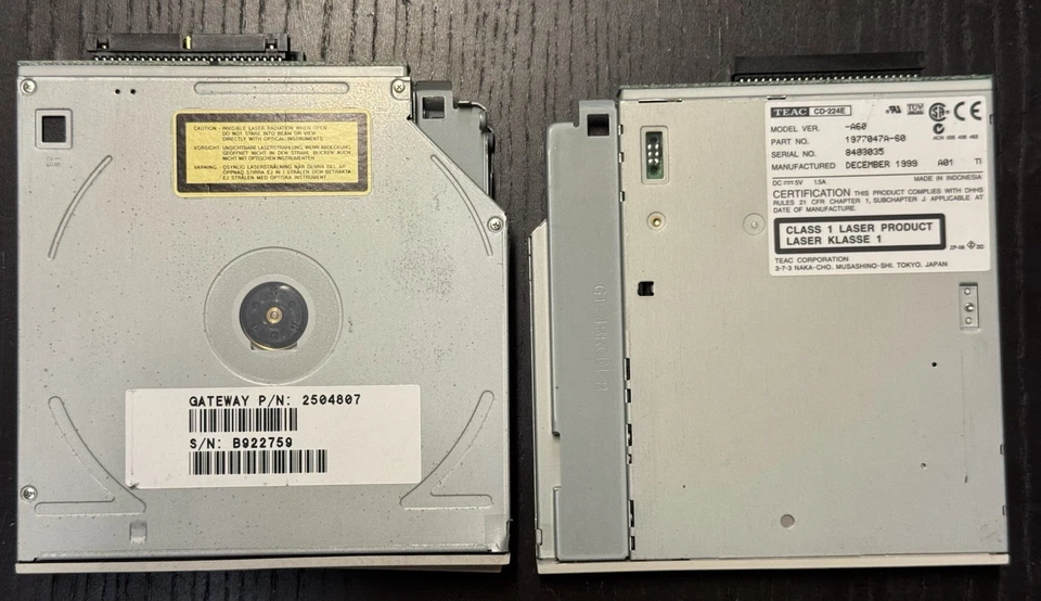 GATEWAY 24X IDE SLIM LINE CD-ROM 2504807 - Image 3 of 3