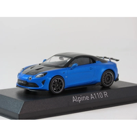 Alpine A110 R 2023 Matt Alpine Blue 1:43 Norev Auto Stradali -D- Neues Modell