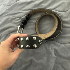 Stussy 8 Ball Studded Belt Black Men Accessory