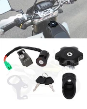 Ignition Switch Kit with Keys for DRZ400SM,Fuel Gas Cap Lock Key Set... 