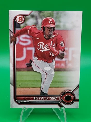 2022 BOWMAN PAPER ELLY DE LA CRUZ BASEBALL #BD-80 PROSPECT REDS