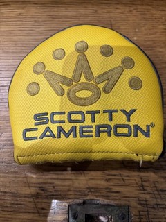 Cubierta de cabeza Titleist Scotty Cameron Mazo Putter Amarillo Golf