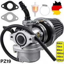 19mm Vergaser Pz19 Mit Luftfilter Für 110ccm 125ccm Kinderquad Dirtbike Pitbike