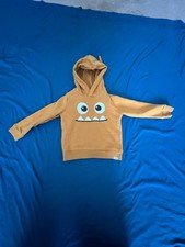 Baby GAP Super Cute Lil  Monster 3D Hoodie Golden Yellow Size 4T