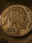 VINTAGE The Texas Mint .999 Fine Silver 2 Ounce Texas Nickel Buffalo Design