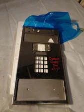 PAYPHONE STAINLESS STEEL SECURITY COVER  -  GTE STYLE
