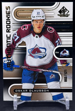 2022 UD SP Game Used - Oskar Olausson #221 - Authentic Rookies Gold /121