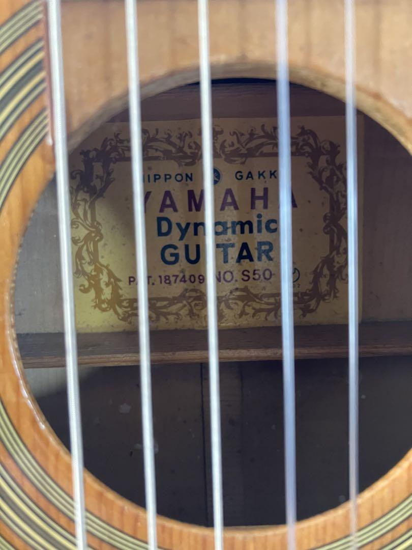 ギター YAMAHA Dynamic GUITAR NO.S50 Yamaha Dynamic Guitar No. S50 1960S Natural | Reverb