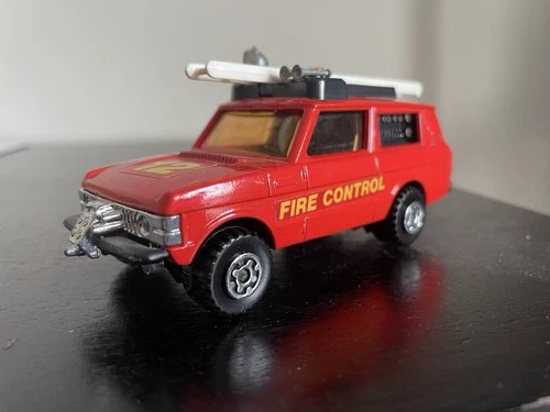Matchbox Lesney Speedking K-64 Range Rover Fire Control Vehicle  Vintage 1977