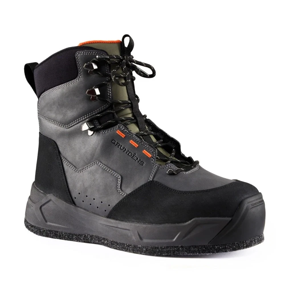 Grundens Men's Wading Boot Bedrock Felt Anchor Durable Angling Fishing Boots