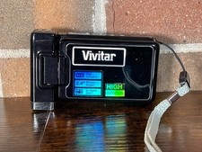 Vivitar DVR 865HD High Definition Handheld Camcorder Black Untested