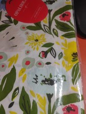 SET OF 4Threshold Floral print Flour Sack Towels- 18" X 28", STORE SEALED BAG