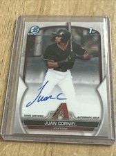 2023 Bowman Chrome Juan Corniel CPA-JCL 1st Auto | Arizona Diamondbacks