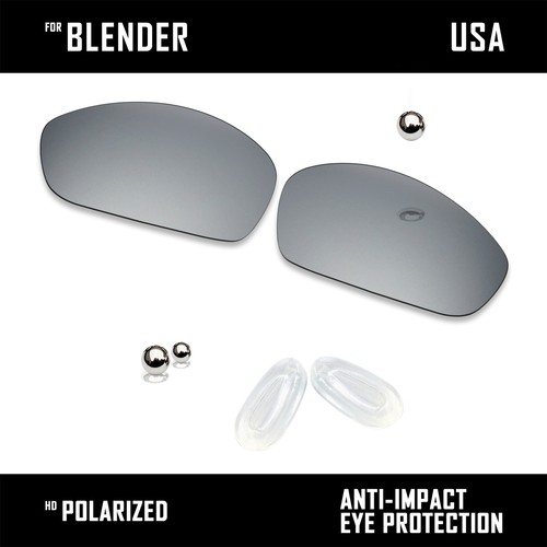 Anti Scratch Polarized Replacement Lenses & Nose Pads for-Oakley Blender OO4059 - Picture 6 of 12