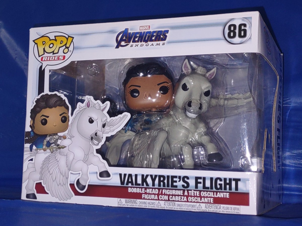 MARVEL VALKYRIE'S FLIGHT FUNKO POP VINYL FIGURE RIDE AVENGERS