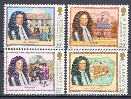 Guernsey 1987 Yvert #397/00 Sir Edmund Andros MNH-VF - Picture 1 of 1