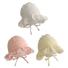 Baby Hat Toddlers Sun Hat Spring Lace Hat Baby Little Girl Cotton Bonnet Caps