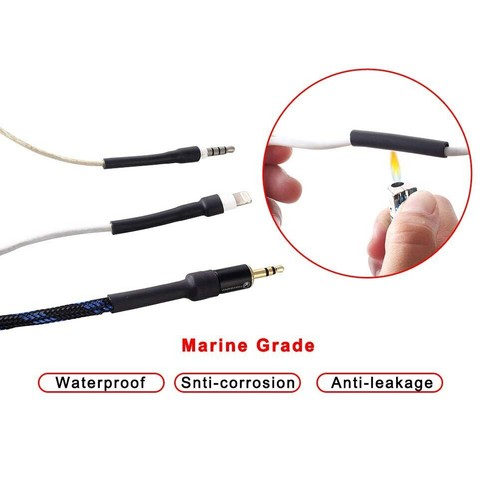 150pcs 3:1 Dual Wall Adhesive Heat Shrink Tubing Kit small 5 Sizes - Picture 3 of 6