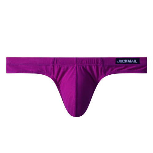 Men Mesh Briefs Thong Thongs G-string Jock Stretchy Swimwear Bikini Quick Drying - Picture 16 of 31