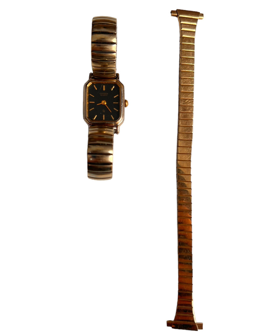 Citizen Women Quartz Watch 3220-T15642 KT Black Dial Gold  display picture 2