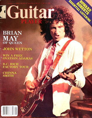 Guitar Player Magazine January 1983 Brian May Queen John Wetton B.C. Rich Tour