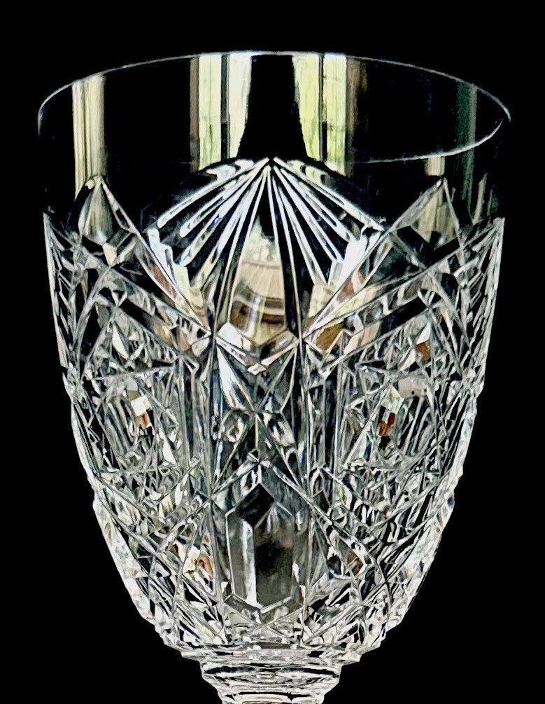 Set of Four (4) Baccarat LAGNEY Clear Crystal 5 3/4