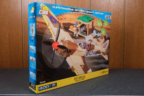 COBI® Bausatz 5545 - Supermarine Spitfire Desert Airstrip Neu in OVP - Picture 2 of 10