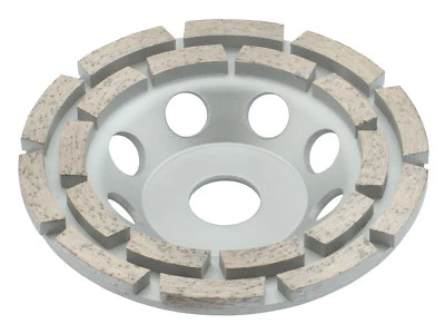 TRONGAARD Diamant Schleifteller/ Schleiftopf 125mm/ 22,23mm/ 22mm/ Doppelreihig