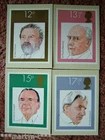PHQ Stamp card set No 46 Music - Conductors, 1980. 4 card set  Mint Condition