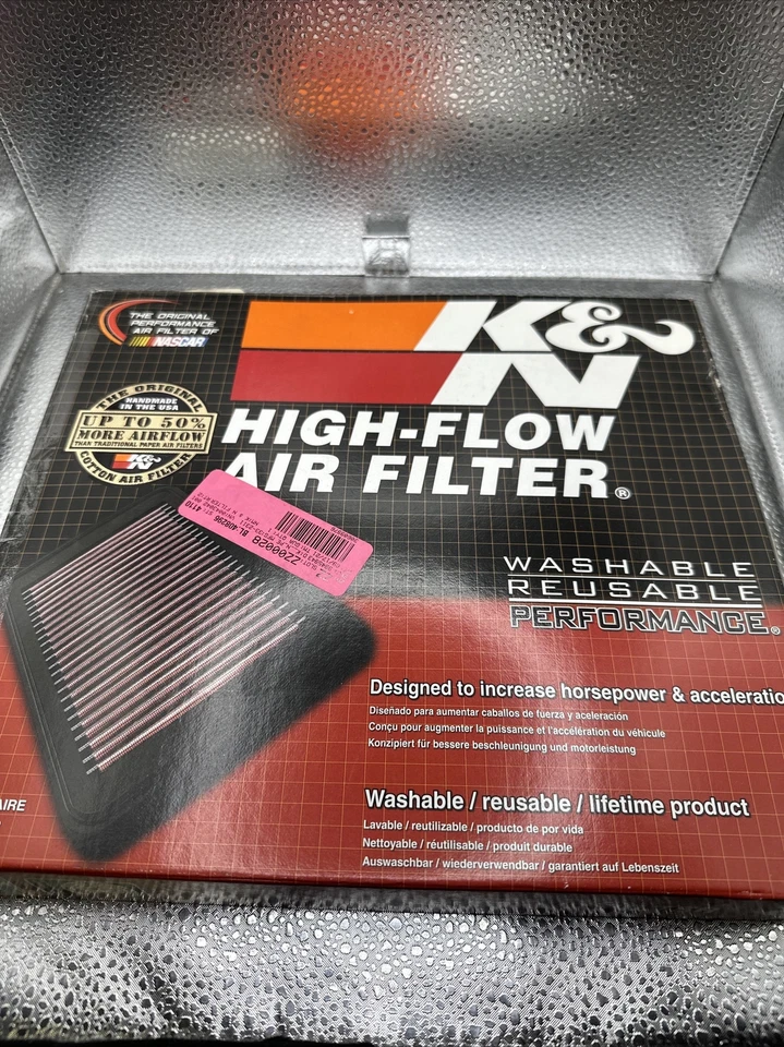 Filtro de aire de repuesto K&N 33-2311 para Chevrolet/Pontiac 2005-2010 (Cobalto, G5) Foto 2 de 4