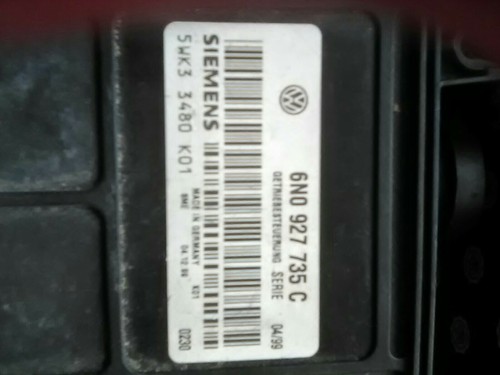 Getriebesteuergerät VW 6N0 927 735 C  Serie 04/99  Siemens 5 WK3 3480 K01