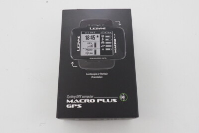 Lezyne Macro Plus GPS Bike/Cycling Computer W/ Rubber Band Mounts