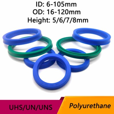 Nutring / Rod Seal Type UHS/UN/UNS Polyurethane For Hydraulic Piston Cylinder