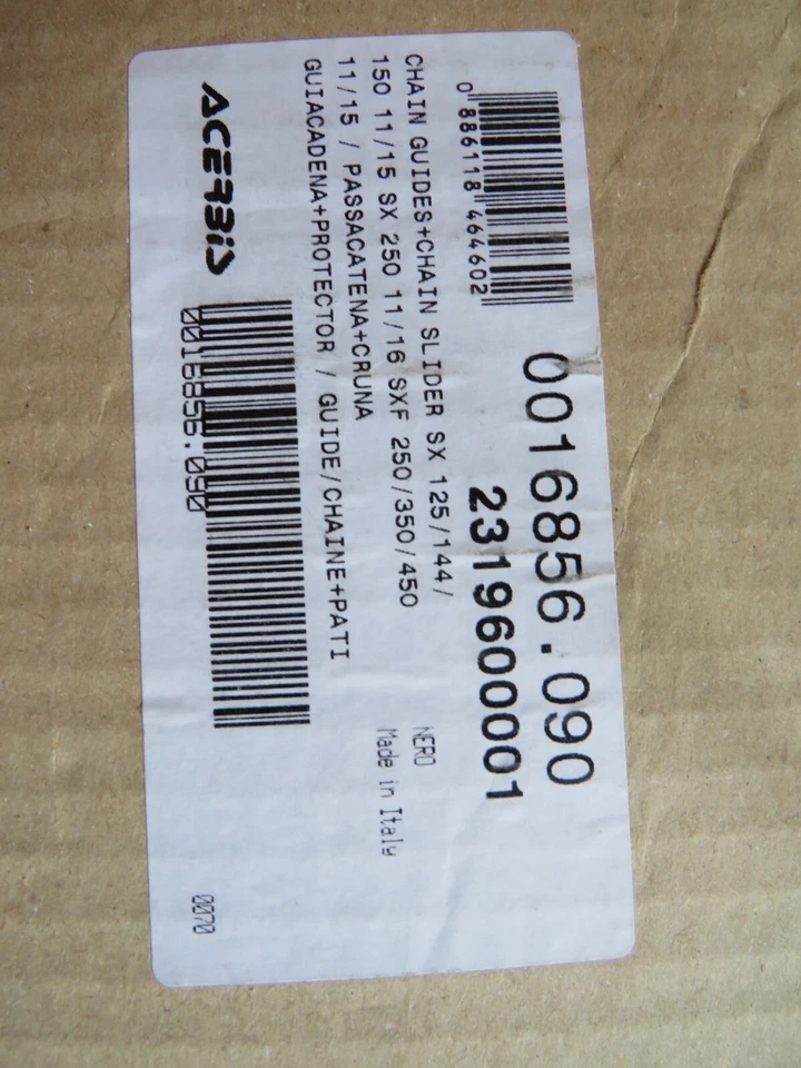 Nuevo Acerbis Guía de cadena y deslizador de cadena KTM SXF 250 SX125 144 150 2319600001 OM16 Foto 3 de 3