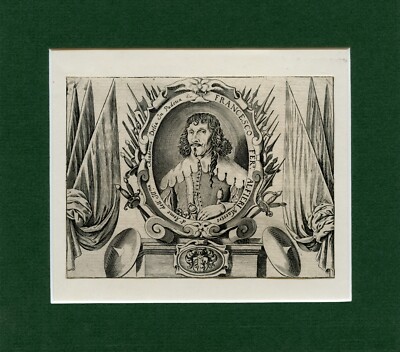 ITALY - FRANCESCO FER. ALFIERI - MAESTRO d'ARME - COPPERPLATE ENGRAVING CIRCA 1650