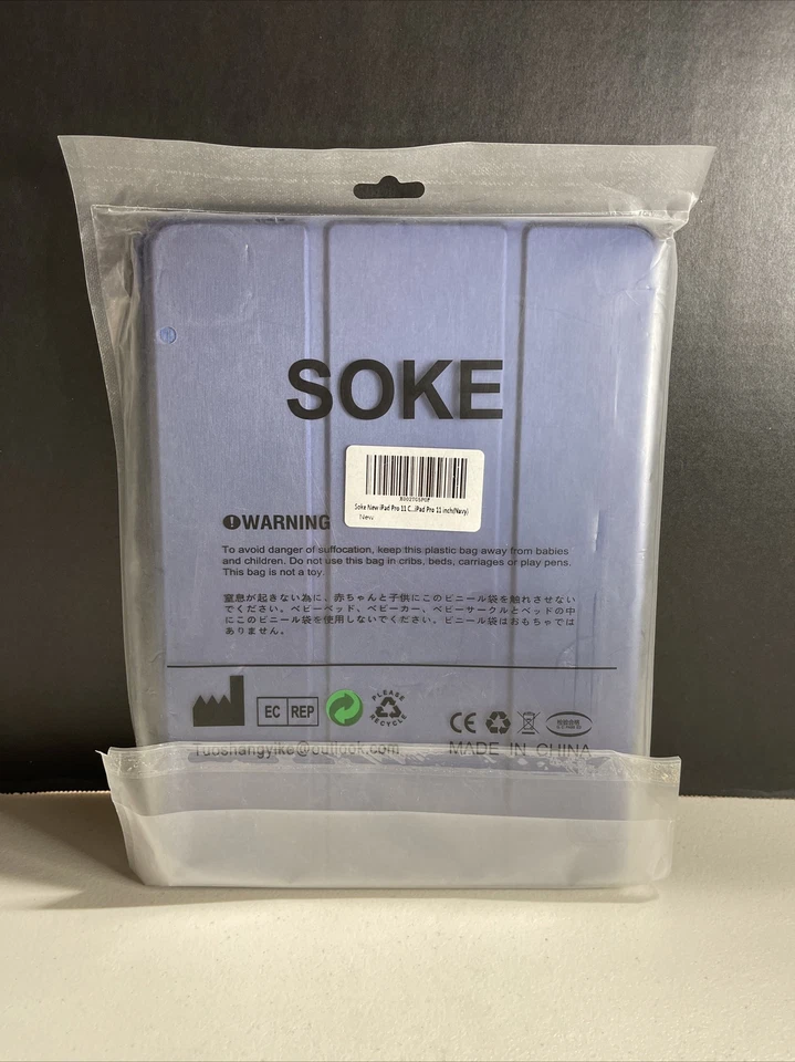 Soke IPad Pro 11” Inch Case (Dark Blue) Brand NEW - Image 2 of 4