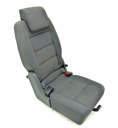 Original VW Touran 1T Sitz hinten mitte Rücksitz Stoff schwarz umklappbar