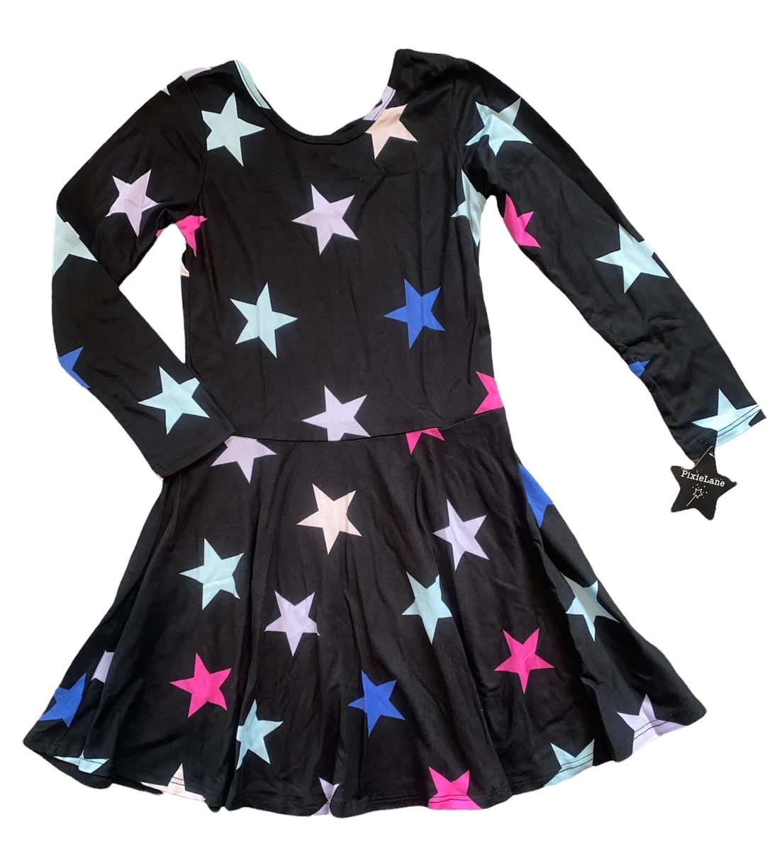 Black star best sale dress long sleeve
