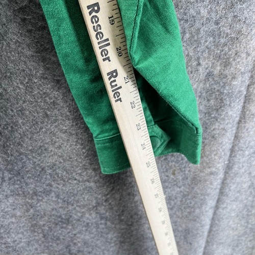 Tommy Hilfiger Jacket Men Extra Large Bomber Green Full Zip Vintage Linen XL 90s - Picture 9 of 12