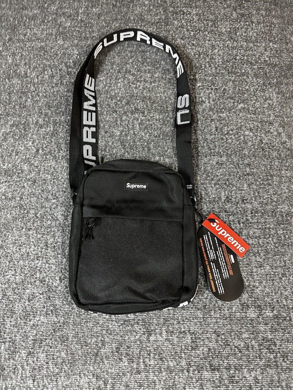 Supreme+SS18+Shoulder+Bag+-+Black for sale online