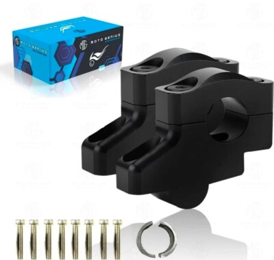 #ad #ad UNIVERSAL PULL BACK HANDLE BAR RISER BLACK FOR ALL MOTORCYCLES C $55.99