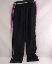 BCG Women's Black With Pink Pants 100 Polyester Size Medium