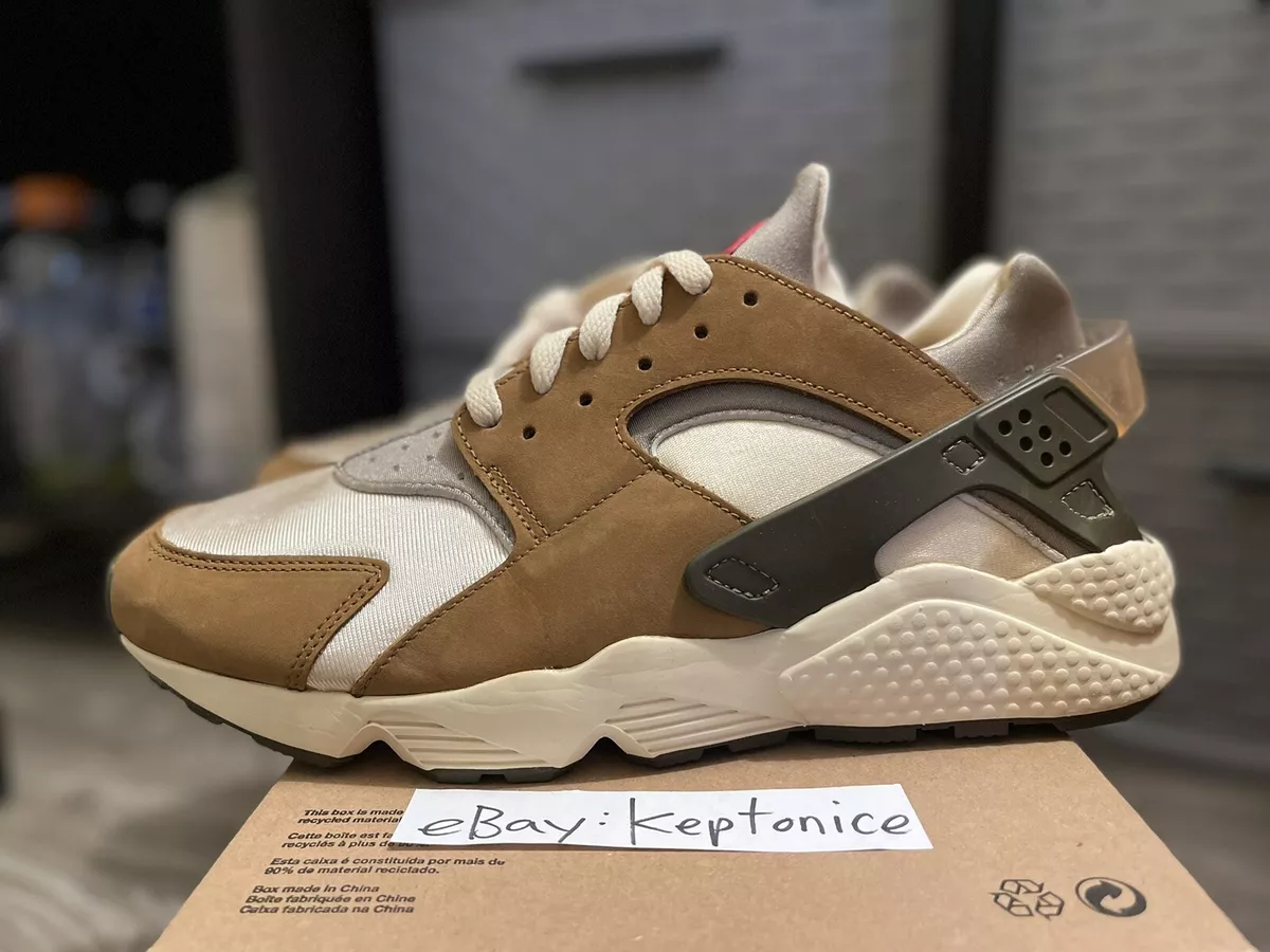 Nike Air Huarache LE sz 11.5 Stussy Desert Oak DD1381 200 Force 1