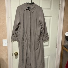 Misty Harbor Original Tan Trench Coat Size 8p