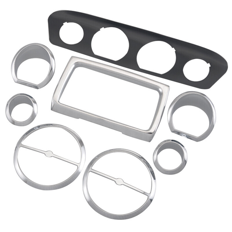 Motor Inner Fairing Speaker Trim Rings Gauge Radio Bezel For Harley Touring Road