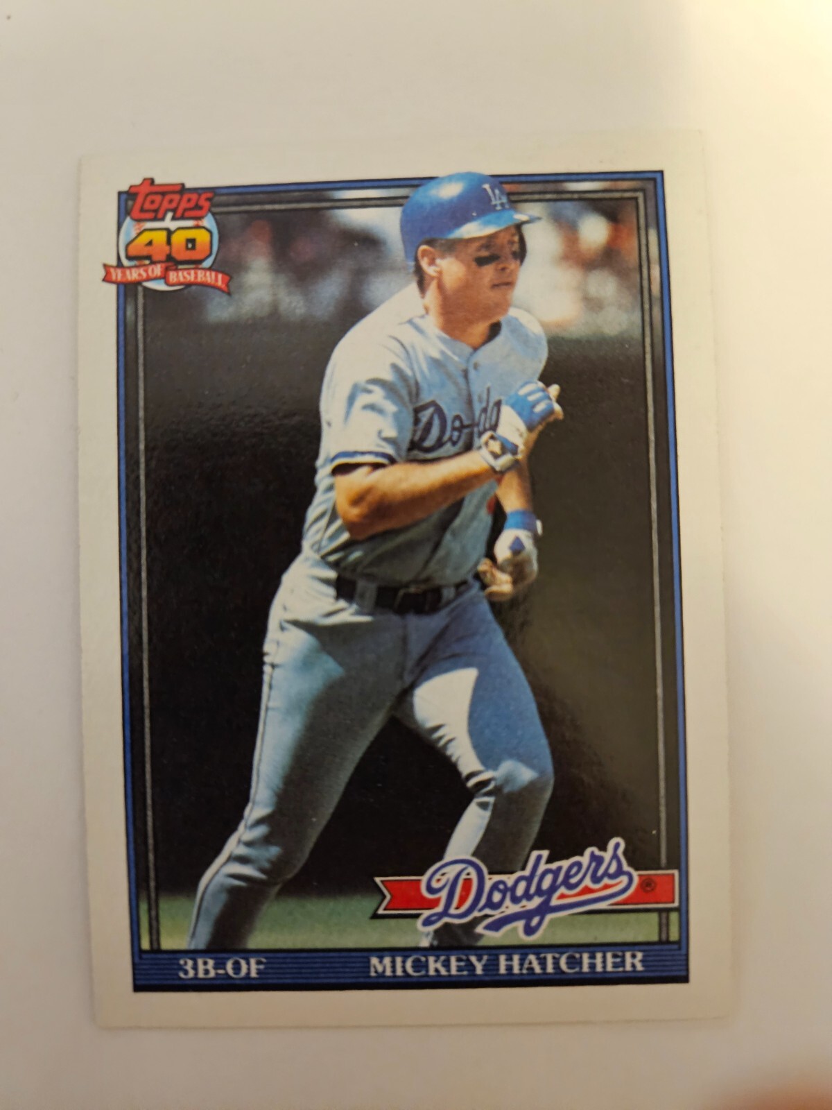 1991 TOPPS MICKEY HATCHER #152 NM
