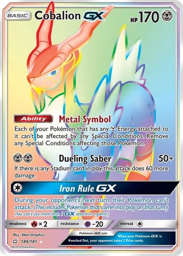 Cobalion GX 189/181 Sm-Team Up