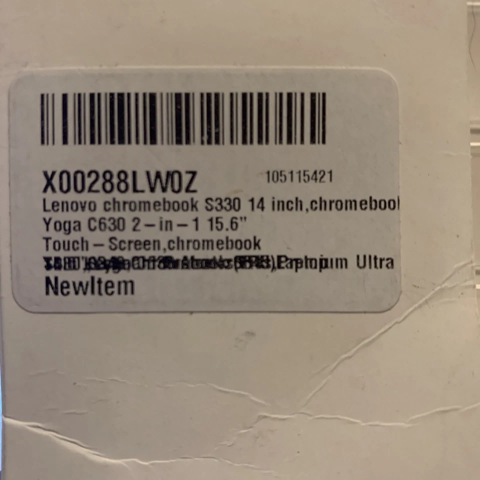 Chromebook S330 14 pulgadas Yoga C630 2 en 1 15,6" pantalla táctil c Lenovo Chromebook Foto 4 de 4